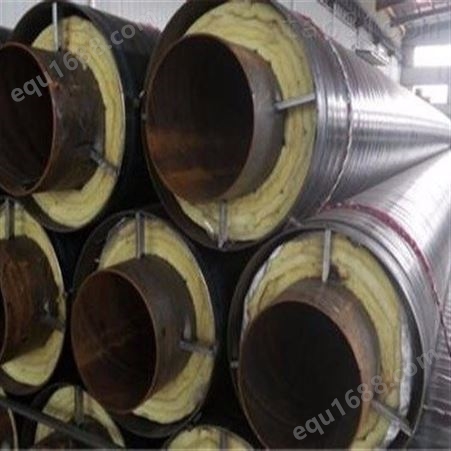 华盾生产蒸汽直埋钢套钢保温钢管 外3PE防腐钢套钢预制保温钢管厂家