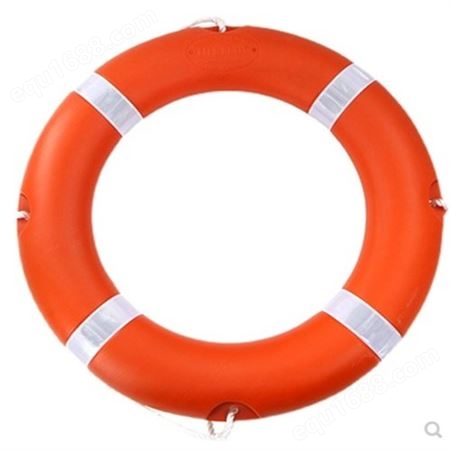 船用专业救生圈成人救生游泳圈2.5KG加厚实心国标塑料包邮