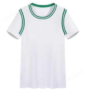球衣定制拼色圆领广告衫LOGO短袖速干T恤宽松透气篮球训练团队服