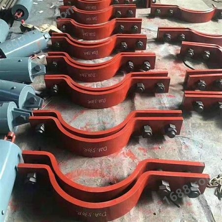 润博供应 化工标准管道支吊架 基准型螺栓管夹厂家 保冷管托