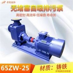 希伦铸铁自吸排污泵65ZW25-40