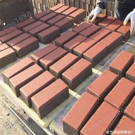 甘肃透水砖 混凝土材质 环保彩砖定制 -磊裕建材厂