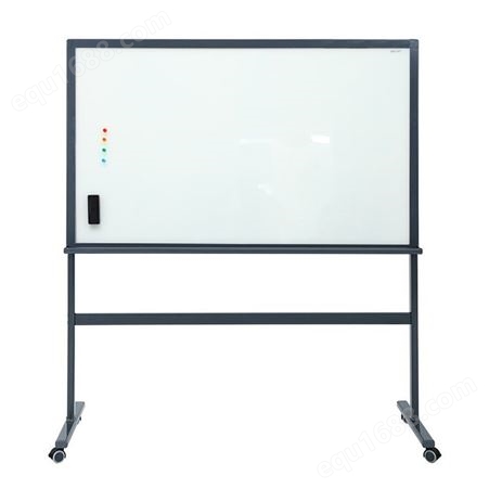 磁性钢化玻璃支架式白板可移动超大会议办公展示板 鼎峰博晟