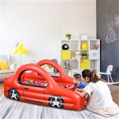 鑫多利儿童室内卧室充气汽车床便携可折叠可爱造型小孩用植绒床垫