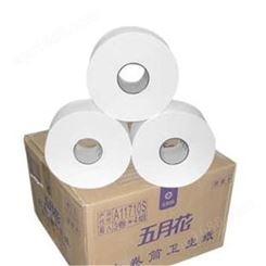 卫生间大盘纸生产厂 厕所酒店专用 双层卷纸 公用卫生纸批发商