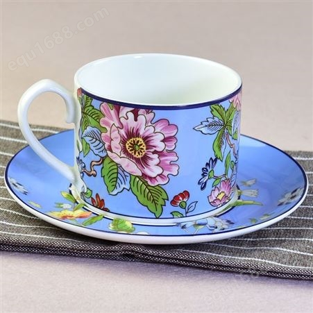 创意骨瓷咖啡杯碟 陶瓷咖啡具套装 咖啡杯带碟套装