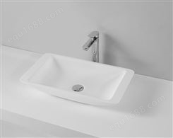 人造石洗手盆 工程定制浴室台上盆 酒店民宿可用洗脸盆