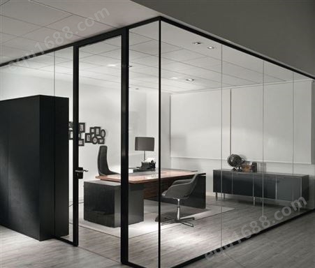 锦良装饰 办公室玻璃隔断 全钢防火玻璃 适用于写字楼 可定制
