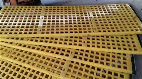 高性能耐磨聚氨酯筛板 防腐蚀性 矿用脱水筛振动板 定制加工