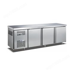 奶茶店冷藏工作台冰箱 不锈钢冷藏冷冻双温操作台