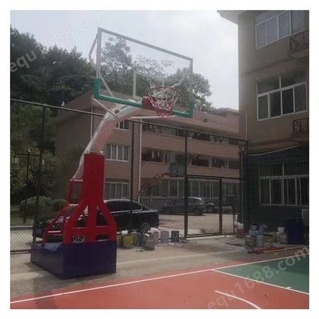 带轮标准篮球框户外成人移动室外篮球比赛仿液压家用篮球架安装