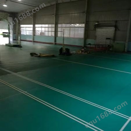 康力 羽毛球场地胶 PVC球场地板 体育馆场地铺设 免费设计