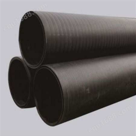 HDPE中空壁塑钢缠绕管 塑钢缠绕管供应 广州统塑管业