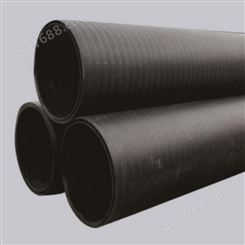 统塑 HDPE中空壁塑钢缠绕排水管高坏剛度排水排污管生产定制