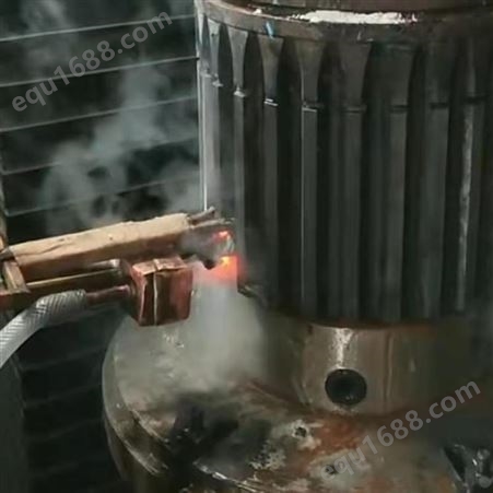 轴类螺杆转子淬火设备 小型淬火机床 节能超音频加热炉