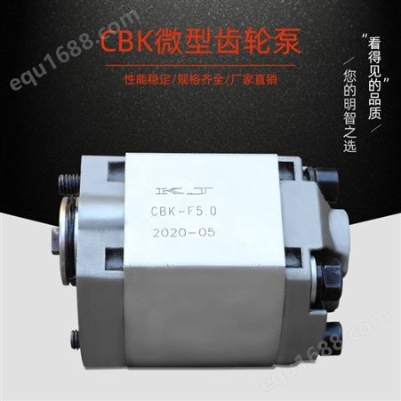 CBK微型齿轮泵 铝合金液压油泵 左右旋高压齿轮油泵