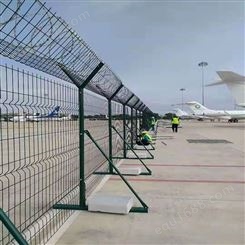 机场护栏Y型围栏防攀爬铁丝网刺网圈地围栏铁路防护网