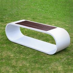 创意不锈钢长条凳广场景区室外休闲坐凳公园椅户外长椅