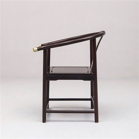 天一美家新中式圈椅实木客厅太师椅仿古靠背椅家具定制