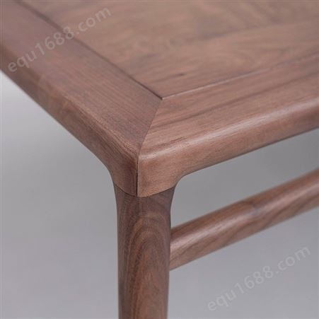 天一美家新中式茶桌禅意空间设计师简约现代茶室原木色禅定桌