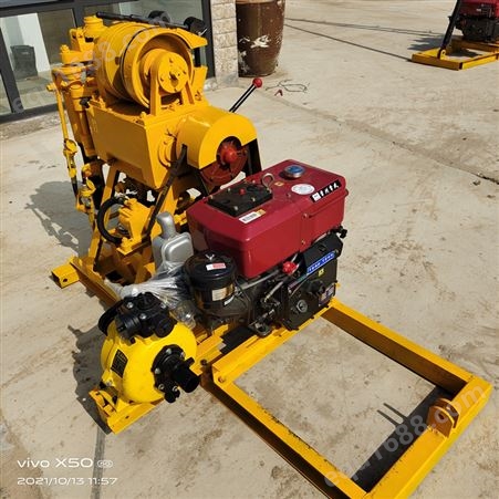 FY60型多功能液压勘探钻机 地质勘探60米打井探矿机 小型勘查机