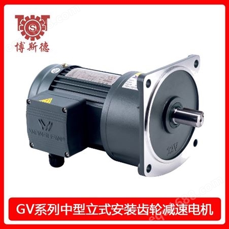 博斯德 万鑫GV系列 中型立式齿轮减速电机 50-60hz 铝合金外壳
