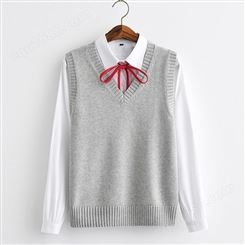 杭州 高中小学生校服定制定做 校服毛衣羊毛衫 定制校服 厂家直供