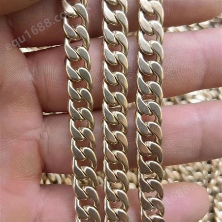 五金加工彩色链条 不锈钢链加工厂可定制服装辅料
