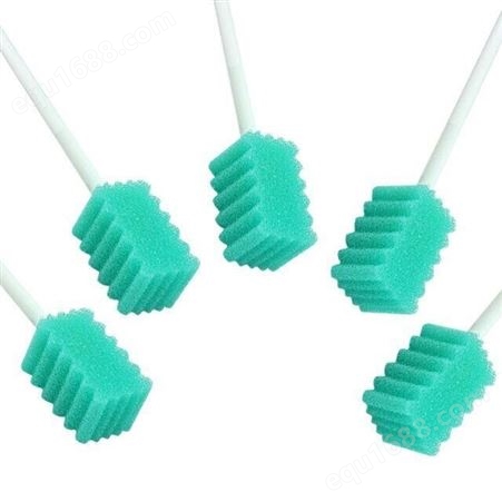 洁牙海绵棒牙科清洁海绵棒口腔刷清污海绵刷口腔包海绵棒