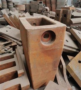 创佳矿山制造 破碎齿套 高锰钢铸件 钢厂专用 钢渣破碎机锤头