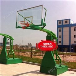 北京市手动液压篮球架厂家 移动液压升降篮球架 标准比赛篮球架价格