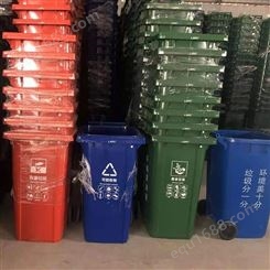 昊德环保供应 双分类垃圾桶 城市垃圾桶 分类垃圾桶 按时发货